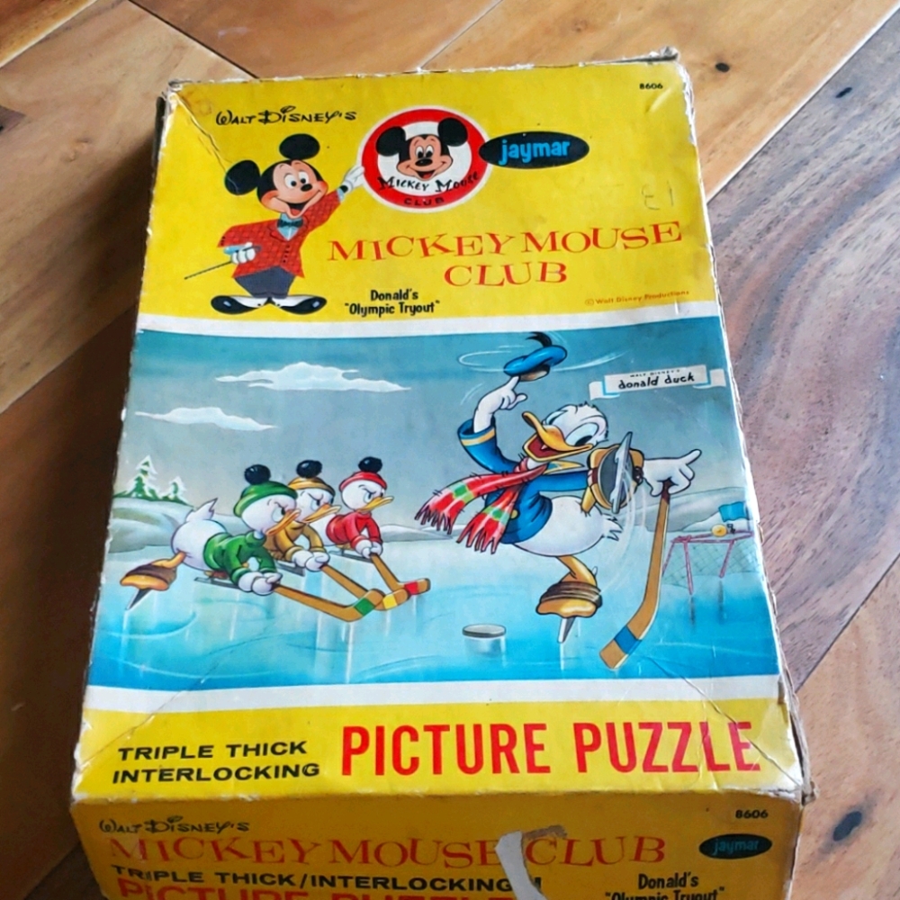 Vintage Mickey Mouse Club Puzzle